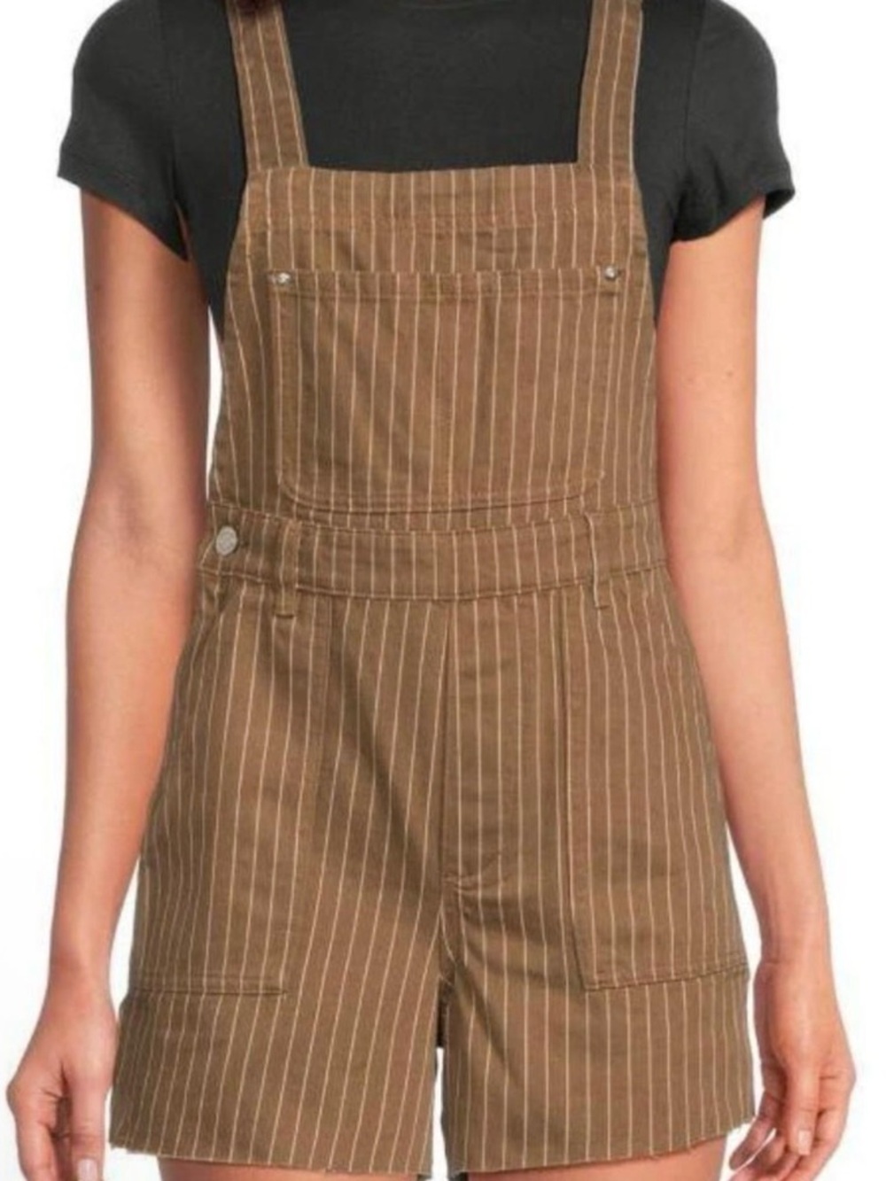 WeWoreWhat Overall Short with side slits - Picture 3 of 8